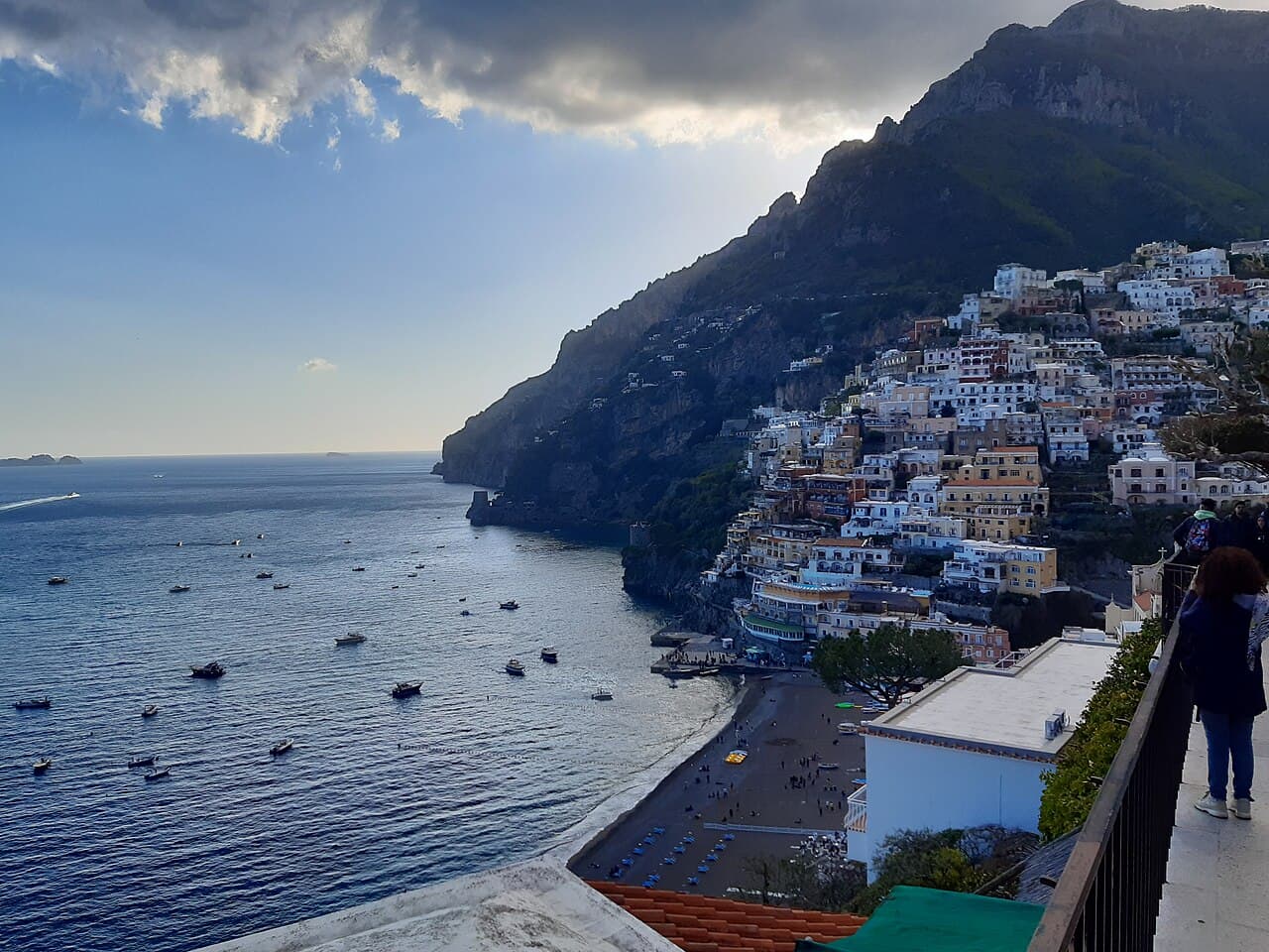 The cliffside town of Positano on Italy's Amalfi Coast